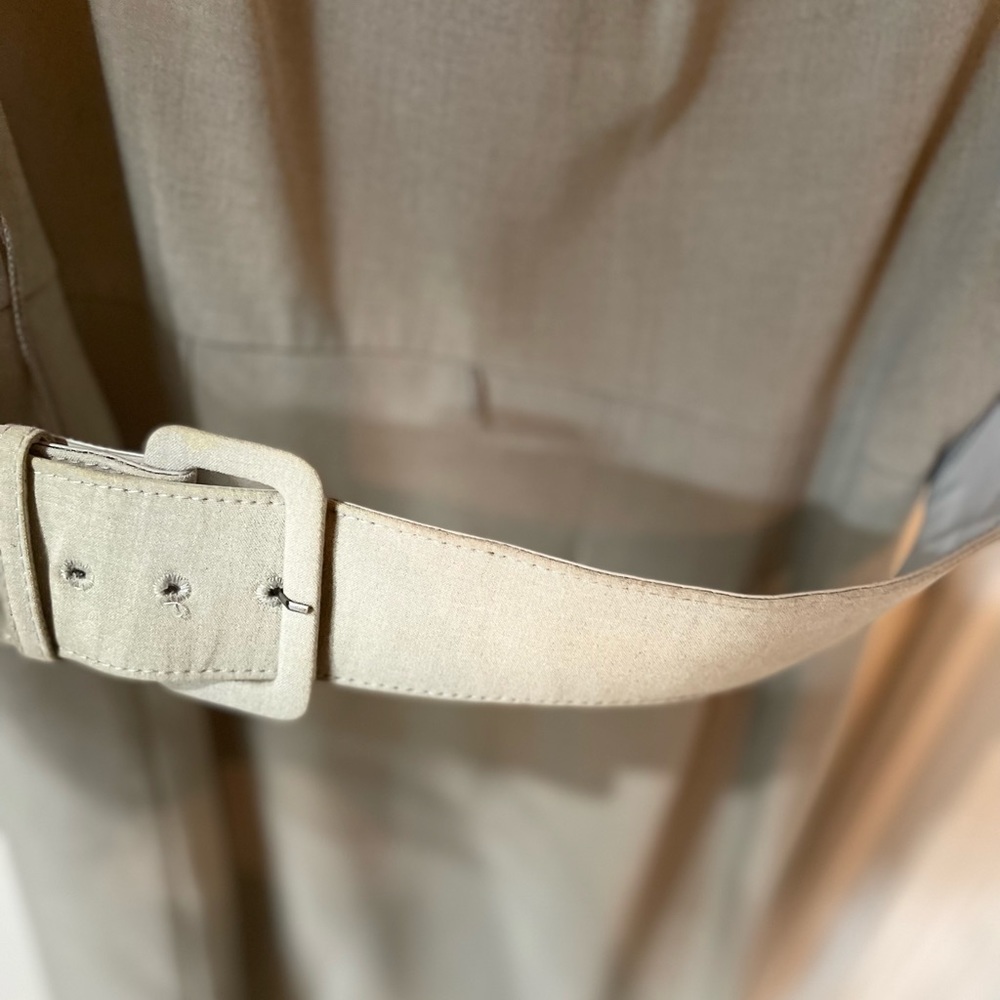 Calvin Klein Gray Belted Work Dress ( Sz 12) - Picture 3 of 6